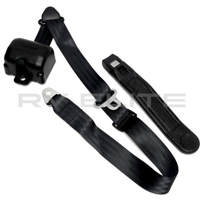 RV Universal Seatbelt with 3 Points, REV Group - American Coach, Holiday Rambler, Fleetwood, Monaco Coach