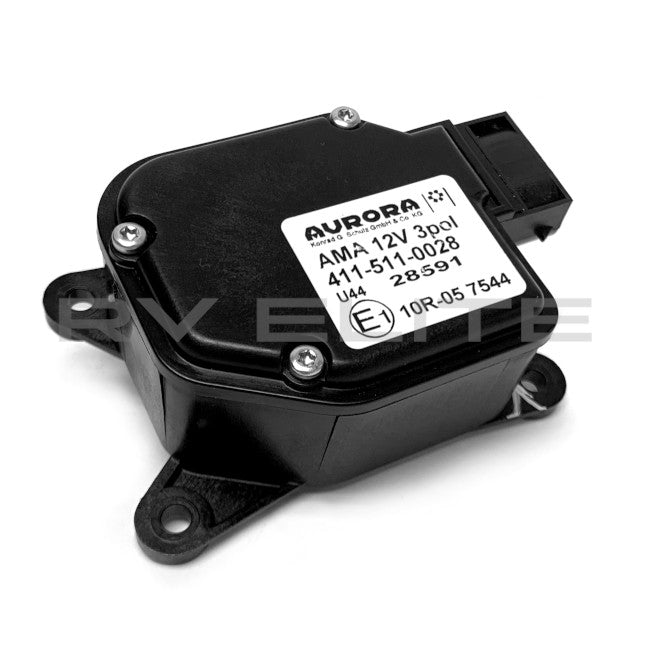 RV Aurora Servomotor 12V 3 Pole Rotation - RV Elite Parts - American Coach, Holiday Rambler, Fleetwood, Monaco Coach