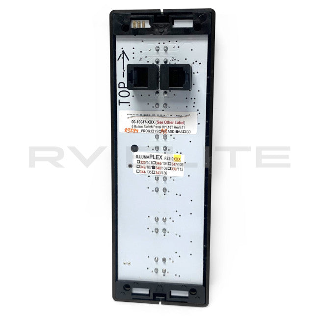 RV Control Panel for Bathroom Vent & Water Pump at RV Elite Parts - American Coach, Holiday Rambler, Fleetwood, Monaco Coach