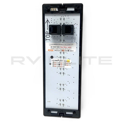 RV Control Panel for Bathroom Vent & Water Pump at RV Elite Parts - American Coach, Holiday Rambler, Fleetwood, Monaco Coach
