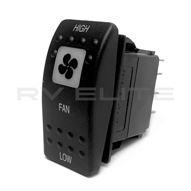 Caravan Radiator Switch RV Fan Switch High/Off/Low – RV Elite Parts