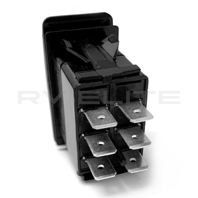 RV Front Shade Control Switch 12V 6 Prong at RV Elite Parts - American Coach, Holiday Rambler, Fleetwood, Monaco Coach