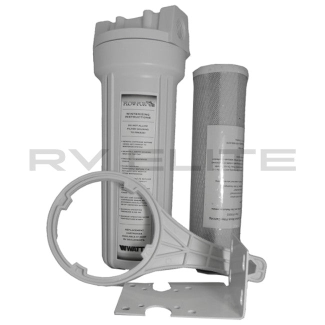 RV Flow-Pur Water Filter Kit Flomatic System | For Class A Motorhomes & RVs - American Coach, Holiday Rambler, Fleetwood, Monaco Coach