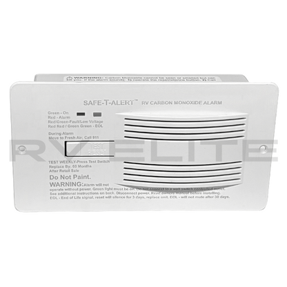 RV Safe-T-Alert Carbon Monoxide Alarm White 65-542-WT | For Class A Motorhomes & RVs - American Coach, Holiday Rambler, Fleetwood, Monaco Coach
