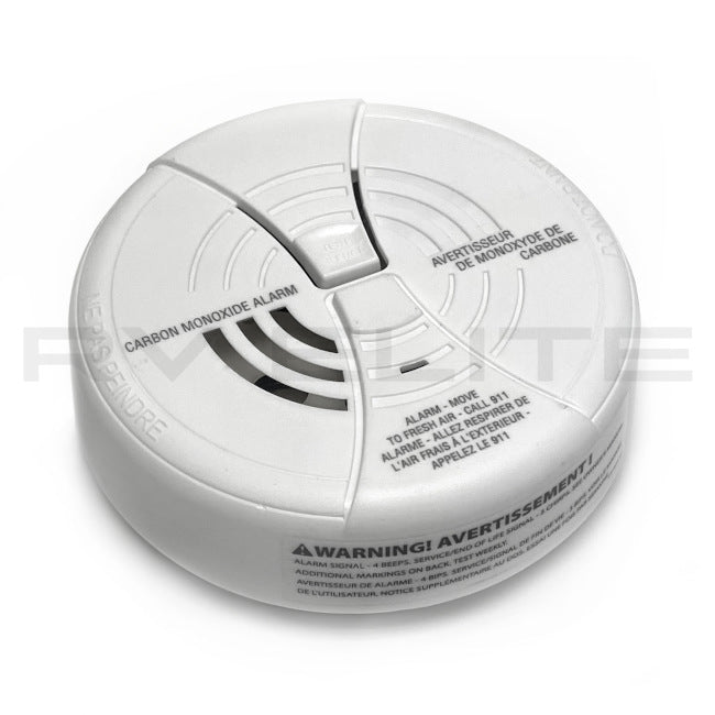 RV Carbon Monoxide Detector Battery Powered 9V | For Class A Motorhomes & RVs - American Coach, Holiday Rambler, Fleetwood, Monaco Coach
