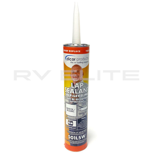 RV Dicor Self-Leveling Rubber Sealant, REV Group - American Coach, Holiday Rambler, Fleetwood, Monaco Coach