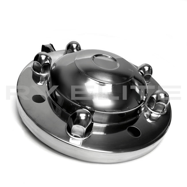 RV Front Hub Cover for 22.5" x 7.5" 8 Lug Wheel | For Class A Motorhomes & RVs - American Coach, Holiday Rambler, Fleetwood, Monaco Coach