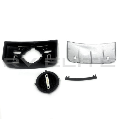 RV Lower Convex Mirror Kit 8" x 4" Velvac | For Class A Motorhomes & RVs - American Coach, Holiday Rambler, Fleetwood, Monaco Coach