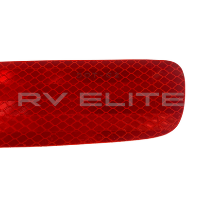 RV Red Reflective Decal Driver Side | For Class A Motorhomes & RVs - American Coach, Holiday Rambler, Fleetwood, Monaco Coach