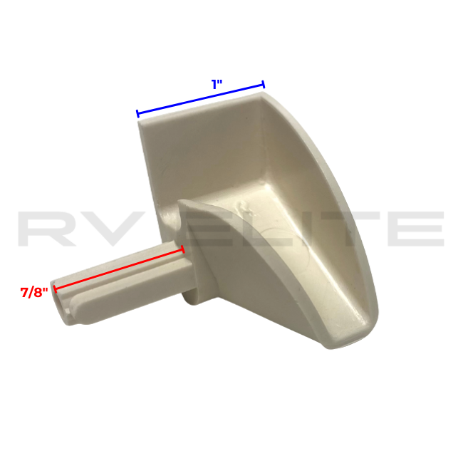 RV Drip Rail Gutter Spout Extender RH | For Class A Motorhomes & RVs - American Coach, Holiday Rambler, Fleetwood, Monaco Coach