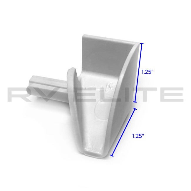 RV Drip Rail Gutter Spout Extender RH | For Class A Motorhomes & RVs - American Coach, Holiday Rambler, Fleetwood, Monaco Coach