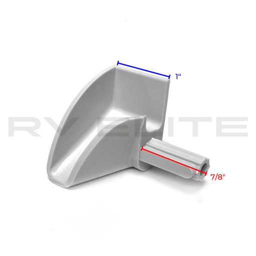 RV Drip Rail Gutter Spout Extender LH | For Class A Motorhomes & RVs - American Coach, Holiday Rambler, Fleetwood, Monaco Coach