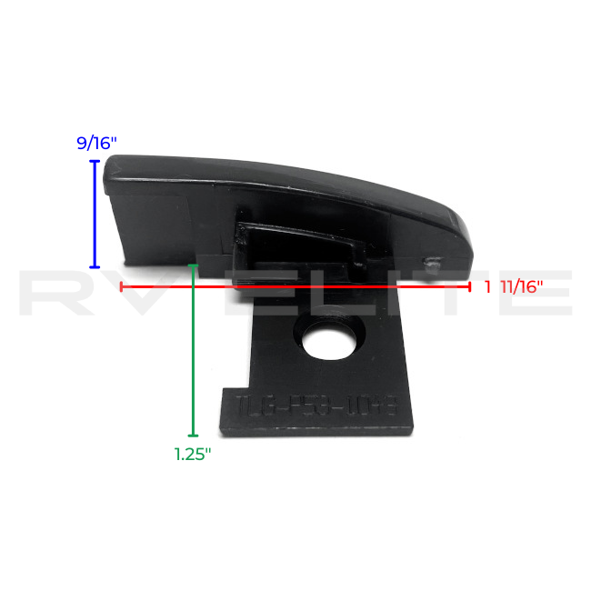 RV End Cap for Belt Line Molding LH | For Class A Motorhomes & RVs - American Coach, Holiday Rambler, Fleetwood, Monaco Coach