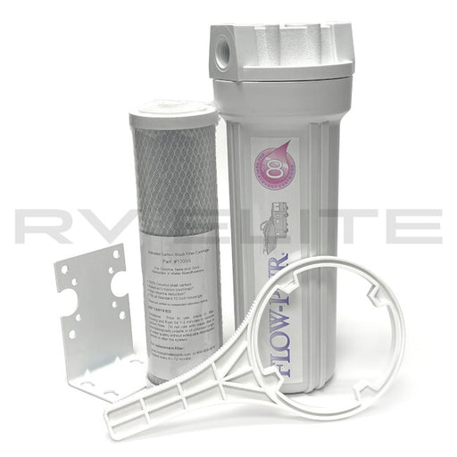 RV Flow-Pur Water Filter Kit Flomatic System | For Class A Motorhomes & RVs - American Coach, Holiday Rambler, Fleetwood, Monaco Coach
