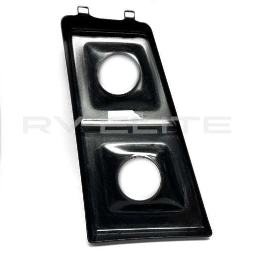 RV Rear Tail Light Bezel Passenger Side Black ABS | For Class A Motorhomes & RVs - American Coach, Holiday Rambler, Fleetwood, Monaco Coach