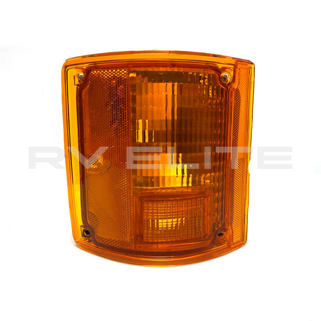 New - RV Amber Turn Signal Light Driver Side LH 10120109, REV Group - American Coach, Holiday Rambler, Fleetwood, Monaco Coach