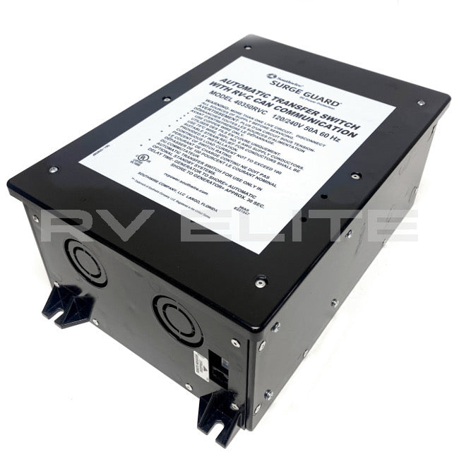 New - RV Surge Guard Transfer Switch 50A 10085439, REV Group - American Coach, Holiday Rambler, Fleetwood, Monaco Coach