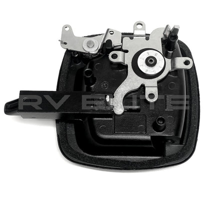 RV Black Compartment Door Lock Latch, REV Group - American Coach, Holiday Rambler, Fleetwood, Monaco Coach