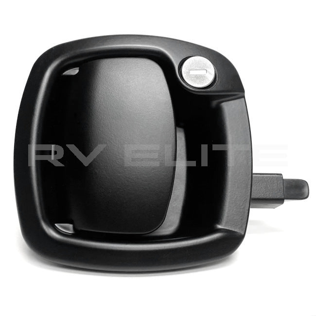 RV Black Compartment Door Lock Latch, REV Group - American Coach, Holiday Rambler, Fleetwood, Monaco Coach