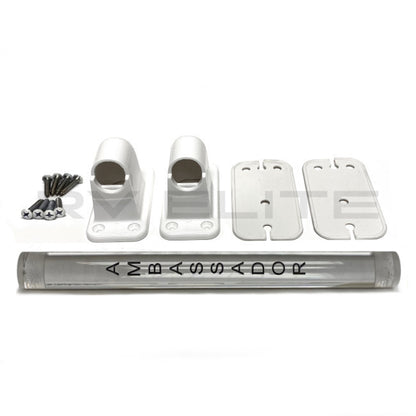 RV Grab Handle Assist Bar Ambassador Engraved Non-Lighted, REV Group - Holiday Rambler