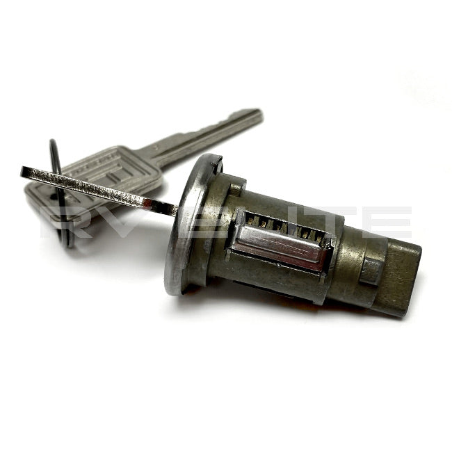 RV Ignition Cylinder with Keys 10123367, REV Group - American Coach, Holiday Rambler, Fleetwood, Monaco Coach