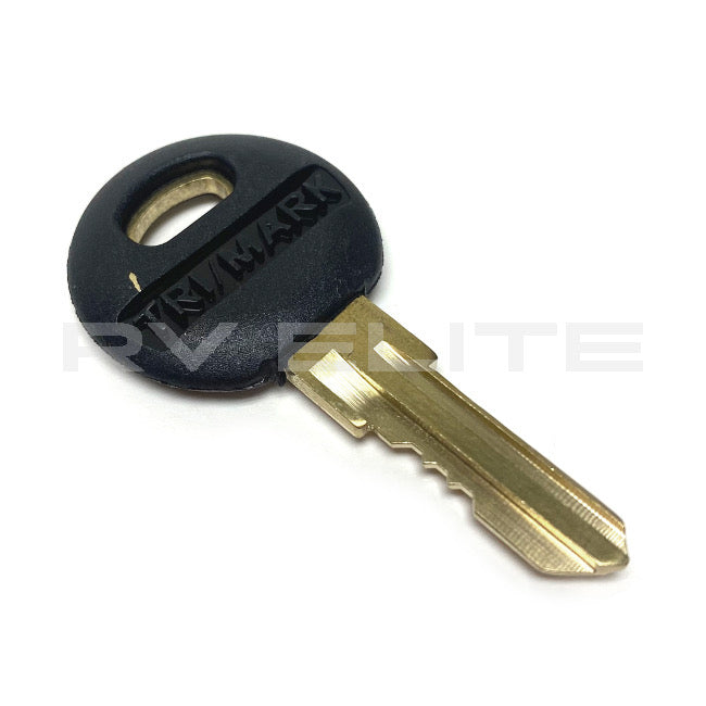 RV Key for Compartment Door Latch TM500 10089789, REV Group - American Coach, Holiday Rambler, Fleetwood, Monaco Coach