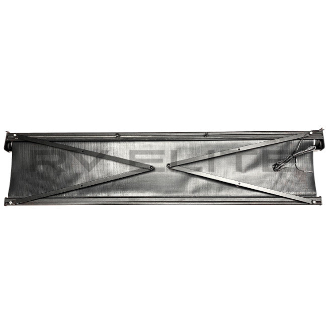 RV Auto Motion Shade Power Sunvisor 40 in. x 30 in. with Integrated Mo ...
