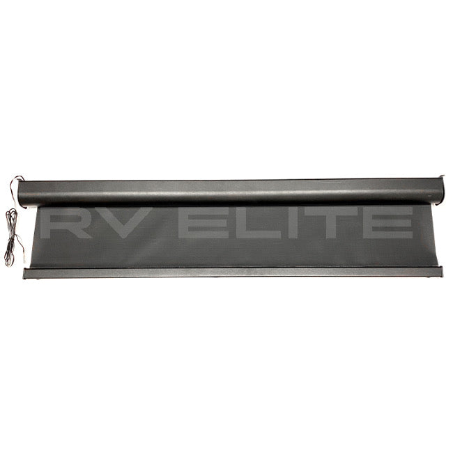 RV Auto Motion Shade Power Sunvisor 40 in. x 30 in. with Integrated Mo ...