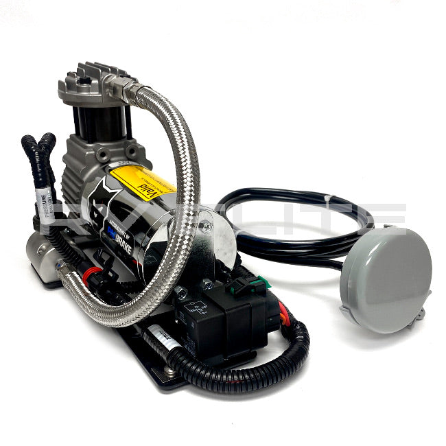 RV Pump Compressor Air Leveling System, REV Group - American Coach, Holiday Rambler, Fleetwood, Monaco Coach