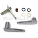 RV Screen Door Latch Kit Chrome 10109854, REV Group - American Coach, Holiday Rambler, Fleetwood, Monaco Coach
