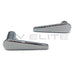 RV Screen Door Latch Kit Chrome 10109854, REV Group - American Coach, Holiday Rambler, Fleetwood, Monaco Coach