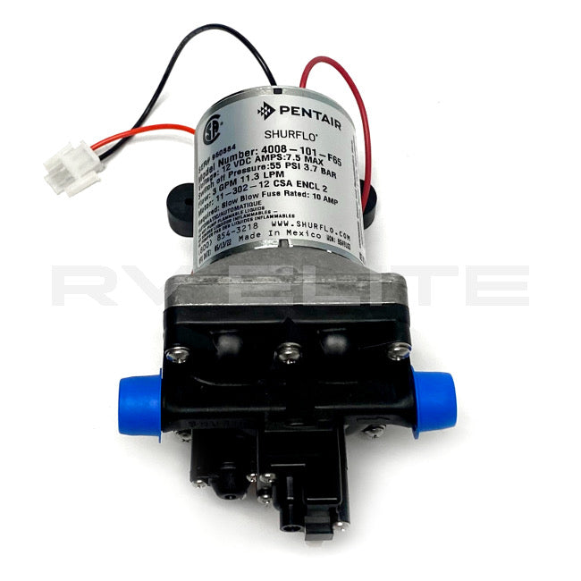 RV Shurflo Water Pump 3 GPM 10002604, REV Group - American Coach, Holiday Rambler, Fleetwood, Monaco Coach
