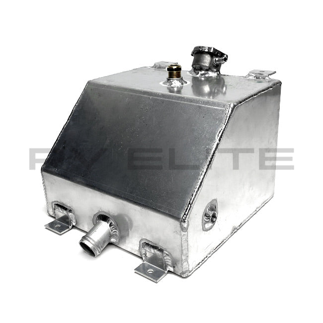 RV Aluminum Radiator Overflow Tank, REV Group - American Coach, Holiday Rambler, Fleetwood, Monaco Coach