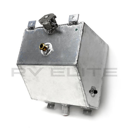 RV Aluminum Radiator Overflow Tank, REV Group - American Coach, Holiday Rambler, Fleetwood, Monaco Coach